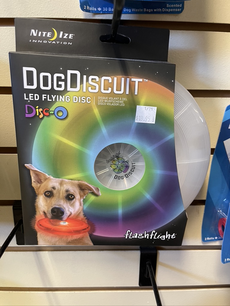 DogDiscuit LED Flying Disc Frisbee