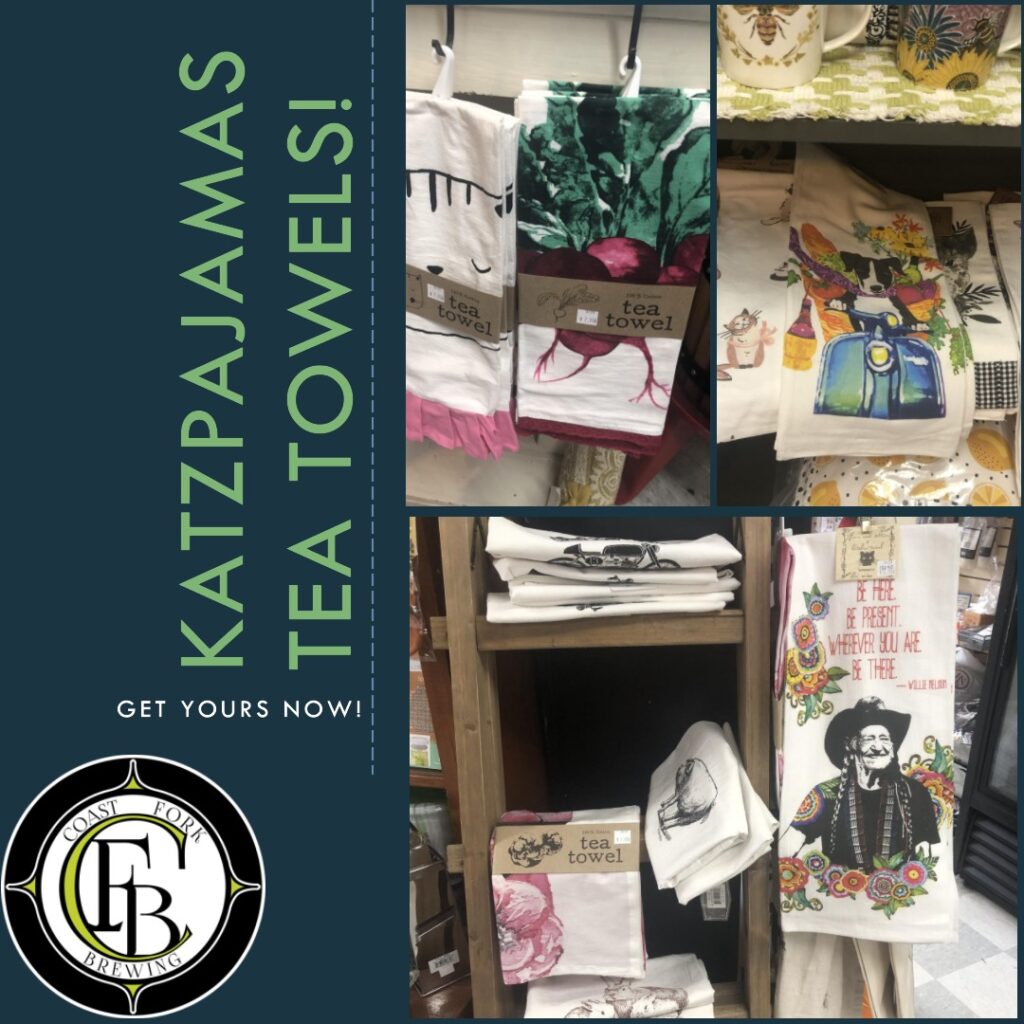 Katzpajamas Tea Towels